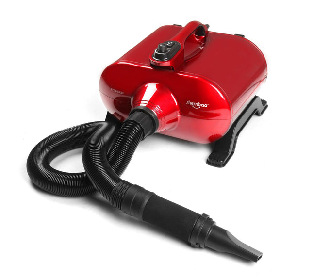 Shernbao Typhoon Red Dryer 3000W - powerful, dual-motor table dryer 150 l/s, red.