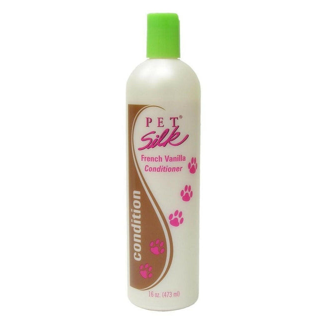Pet Silk French Vanilla Conditioner - moisturizing conditioner for sensitive skin of dogs and cats, with a vanilla scent, concentrate 1:16.