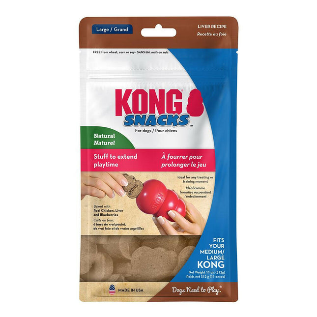 KONG Chicken Liver Large Snacks - large liver treats for dogs.