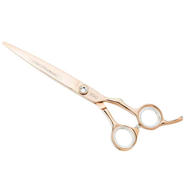 Chris Christensen Adalynn Straight Scissors - professional straight scissors made of titanium-coated Japanese steel.