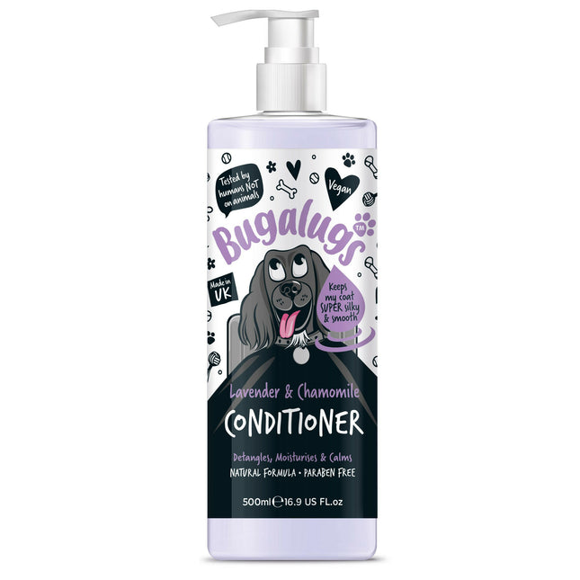 Bugalugs & Chamomile Conditioner - regenerating conditioner for dogs, lavender and chamomile.