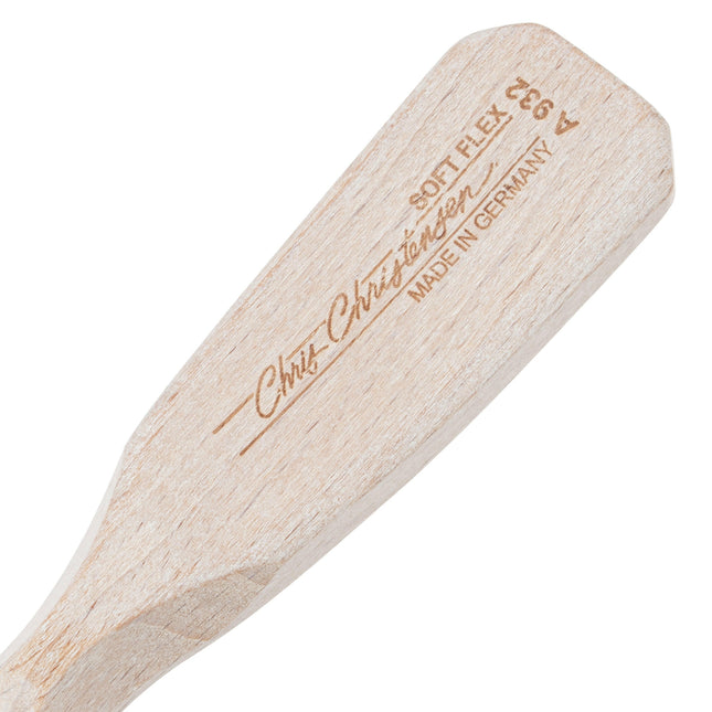 Chris Christensen Brezzy Oval Small Brushes - high-quality, small wooden brush with metal pins - soft, purple.
