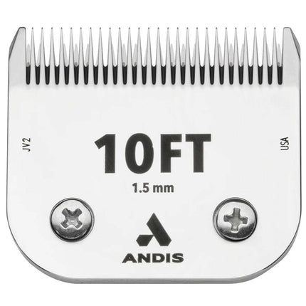 Andis CeramicEdge 10FT - ceramic blade, chrome-plated carbon steel.