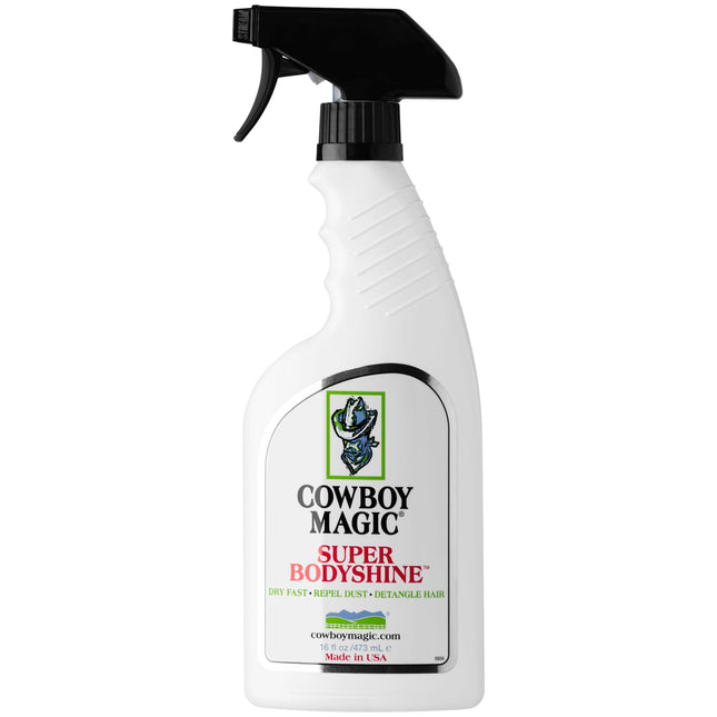 Cowboy Magic Super Bodyshine - highly shining coat conditioner for dogs and horses, repels dust.