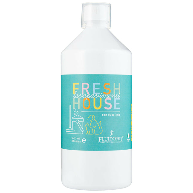 FluidoPet Fresh House - floor cleaning and disinfecting liquid, made with natural oils.