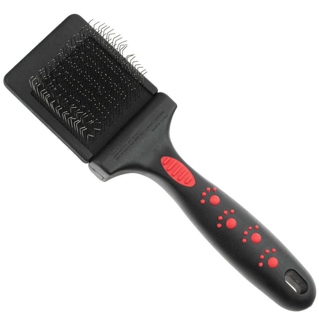 Chadog Biflex Card - flexible, double-sided poodle brush for dogs and cats.