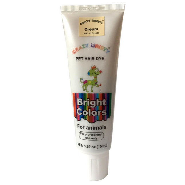 Crazy Liberty Dog Color Hair Dye - semi-permanent coloring dye for pets, safe and non-toxic made from plant-based ingredients - Color:.