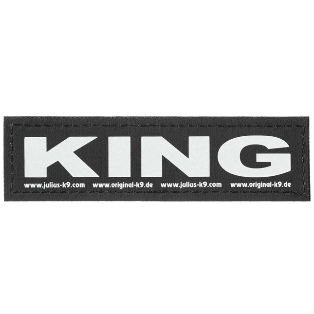 Julius - K9 King Patch 2pcs - Velcro patches for Julius K9 harnesses.