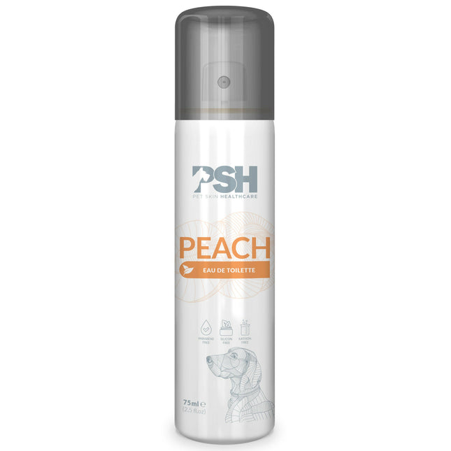 PSH Daily Beauty Eau de Toilette - fragrance water for dogs, sweet peach.