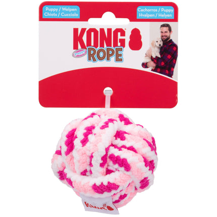 KONG Rope Ball Puppy - soft, rope ball for puppies.