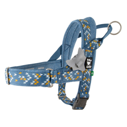 Hurtta Razzle - Dazzle H - Harness Bilberry - Norwegian harness for puppies and adult dogs - 55 - 65cm.
