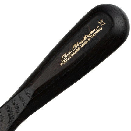 Chris Christensen Fusion Brass Oblong Pin Brush - professional wooden brush with brass pins.