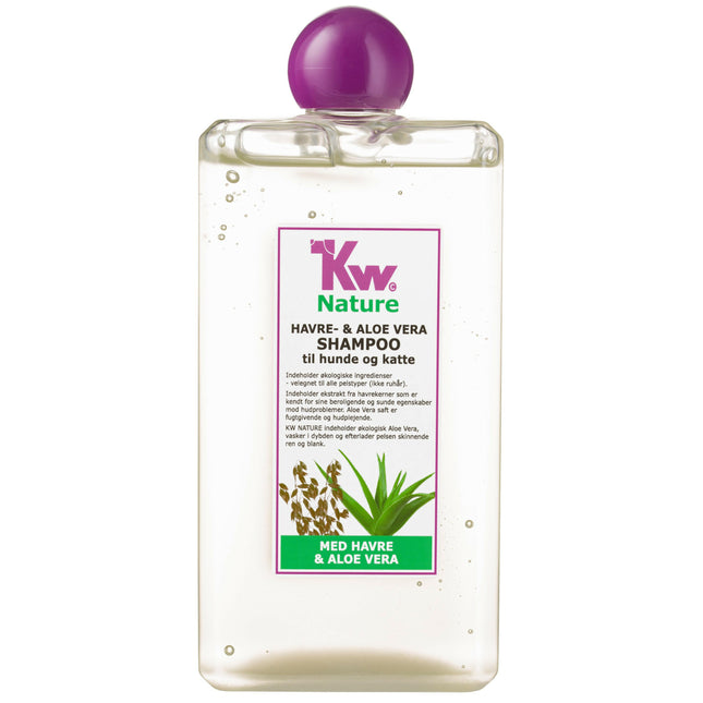KW Nature Oat & Aloe Vera Shampoo - soothing shampoo for dogs and cats, concentrate 1:3.