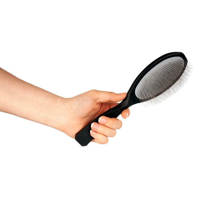 Show Tech Ultra - Pro Side Soft Slicker Left Brush 22mm - soft poodle brush, left-handed - large.