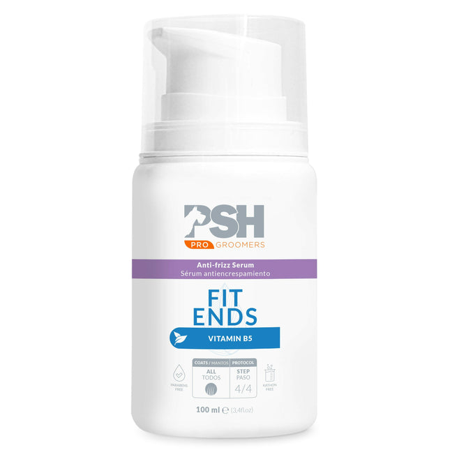 PSH Pro Fit Ends Serum - strengthening treatment for dog hair ends.