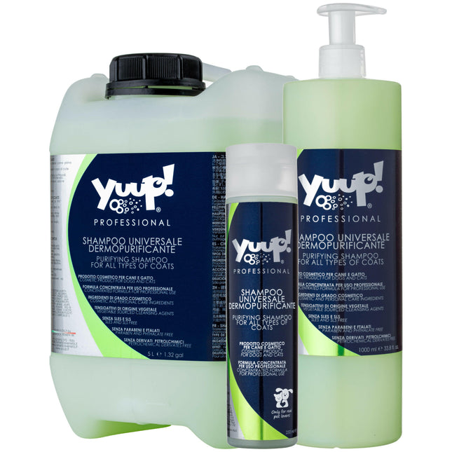 Yuup! Professional Purifying Shampoo - universal cleansing shampoo for all coat types of dogs and cats, concentrate 1:20.