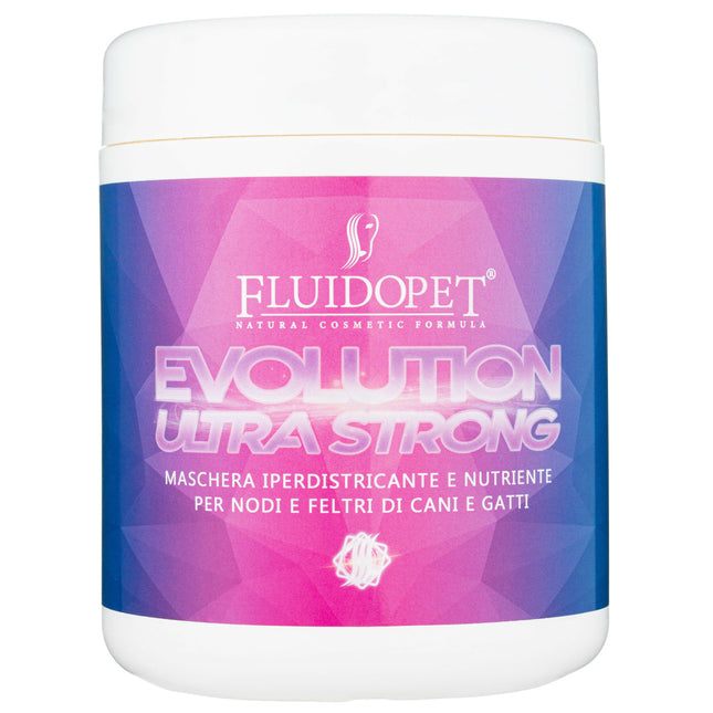 FluidoPet Evolution Ultra Strong Mask - highly nourishing - regenerating mask, reduces drying time and facilitates detangling of fur..