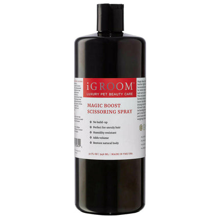 IGroom Magic Boost Scissoring Spray - nourishing spray that facilitates styling and speeds up drying, adds volume.
