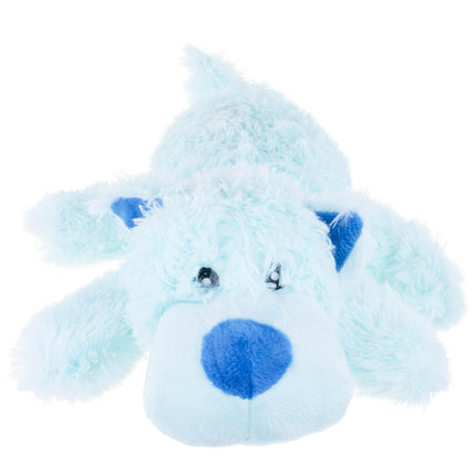 KONG Cozie Pastels Dog M - durable plush toy for dogs, dog with squeaker.