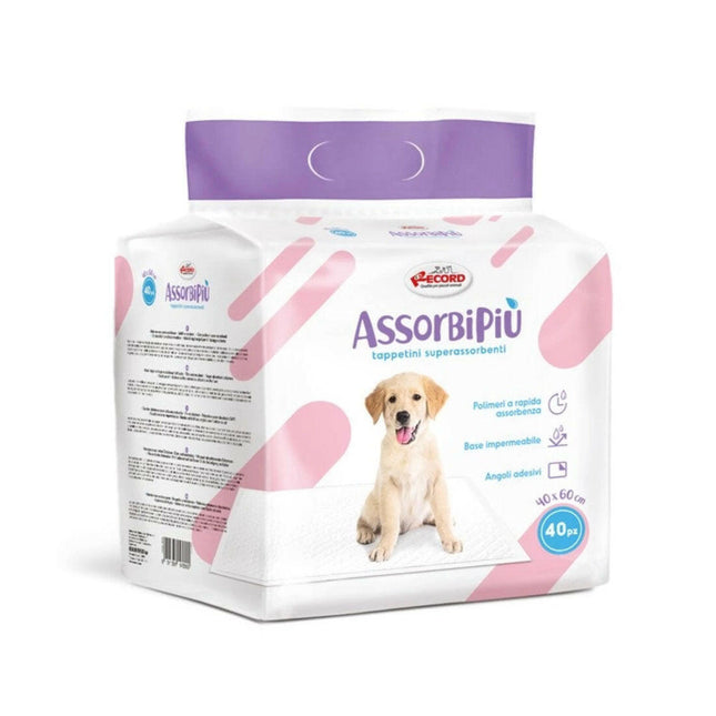 AssorbiPiu Record - highly absorbent training pads for dog potty training - 40 pcs.