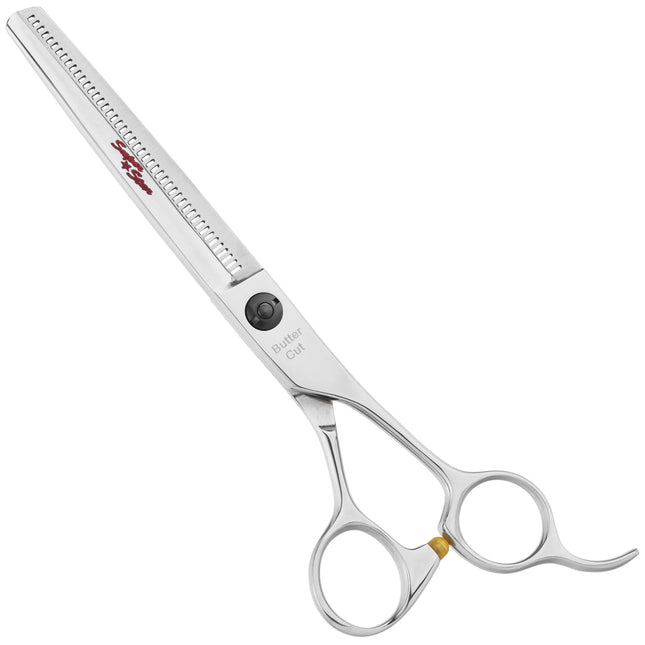 Geib Superstar Straight Blender 6.5 - single-sided straight thinning shears, made of Japanese steel, 42 teeth.