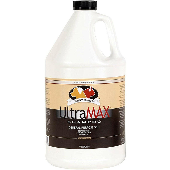 Best Shot UltraMax Pro 4in1 Shampoo - professional, multifunctional, and efficient pet shampoo, concentrate 1:50 - 4.1L.