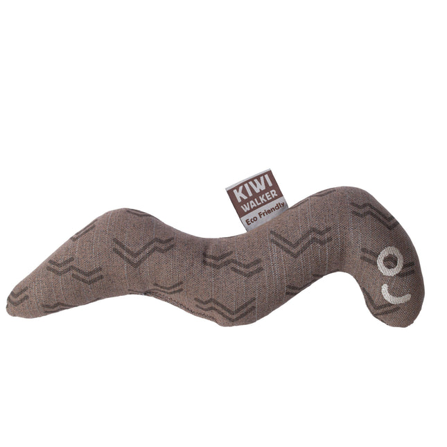 Kiwi Walker 4 Elements Eco Worm - eco-friendly dog toy, minimalist worm.