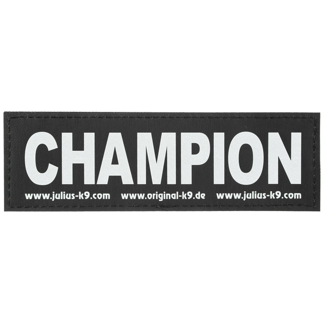 Julius - K9 Champion Patch 2pcs - Velcro for Julius K9 Harnesses.