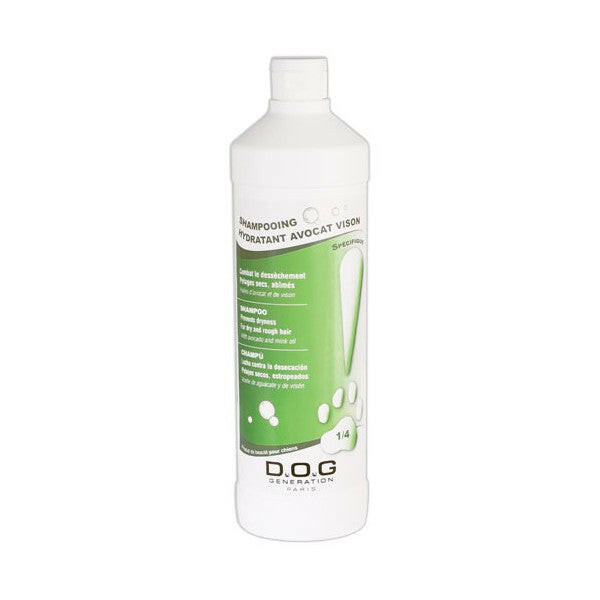 Dog Generation Hydrating Shampoo with Avocado & Mink Oils - hydrating shampoo for dogs with avocado and mink oil, concentrate: 1:4.