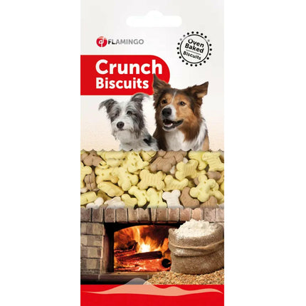 Flamingo Crunch Biscuits Pup Treats - puppy treats, vanilla cookies.