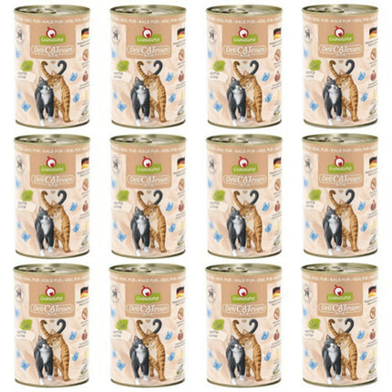 GranataPet DeliCatessen Veal Pur - grain-free wet food for cats, veal.