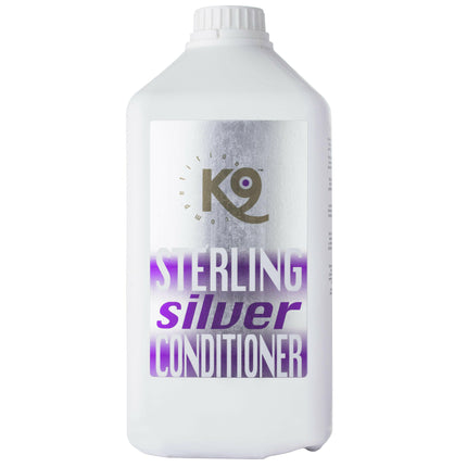K9 Sterling Silver Conditioner - conditioner for white and silver fur, color revitalizing, concentrate 1:40 - 2.7L.