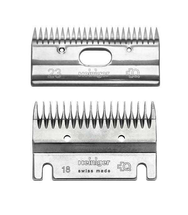 Heiniger 18/23 - complete blade set for horses with very dirty coats, cutting height.