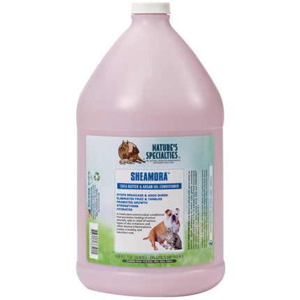 Nature's Specialties Sheamora Conditioner - Soothing and Regenerating Conditioner for Dogs and Cats, Concentrate 1:8.