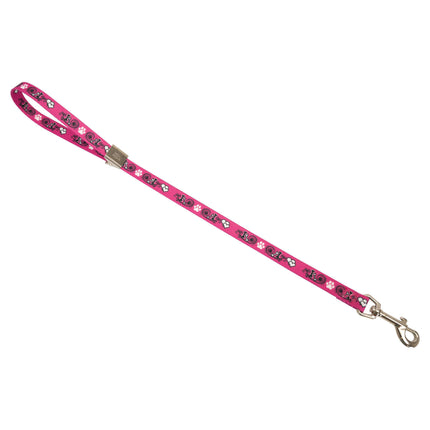 Show Tech Grooming Noose Pawprint - grooming leash with dog paws and bones.