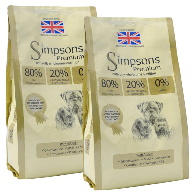 Simpsons Premium 80/20 Mix Fish - food for adult dogs, with fish.