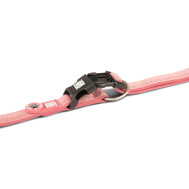 Max&Molly GOTCHA! Smart ID Matrix 2.0 Collar Rose - QR ID collar for dogs, pastel pink.