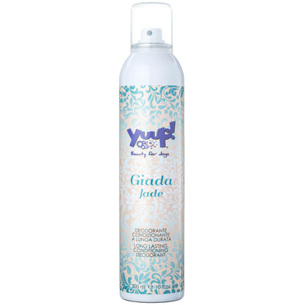 Yuup! Fashion Jade Deodorant - a refreshing coat spray for dogs and cats with a fresh, floral scent.