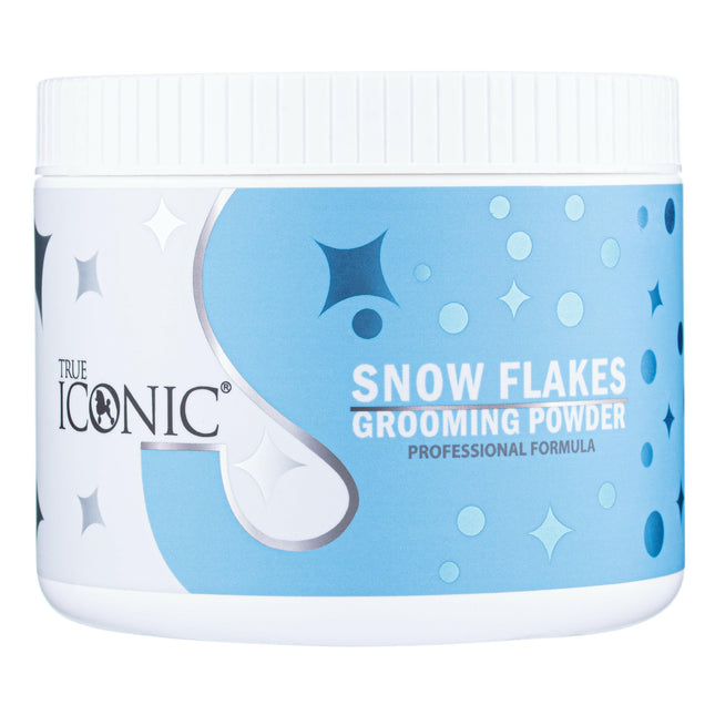 True Iconic Snow Flakes Powder - soft grooming powder for dogs and cats.