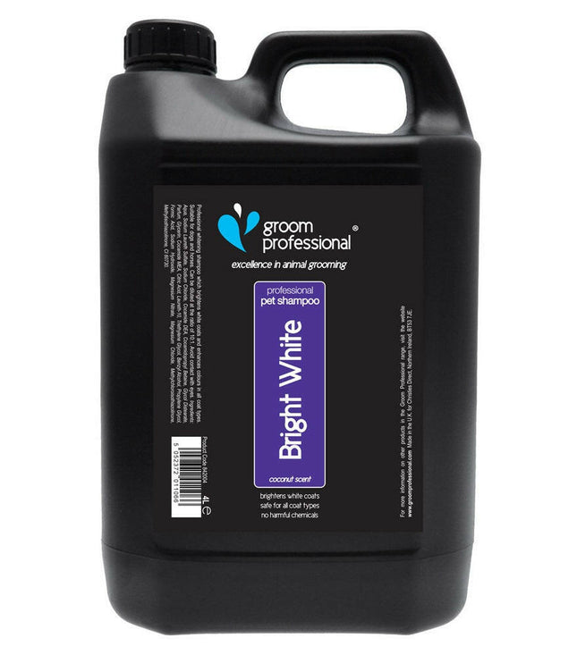 Groom Professional Bright Shampoo - coat shampoo for light fur, concentrate 1:10.