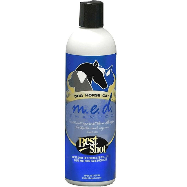 Best Shot M.E.D. Shampoo - herbal therapeutic shampoo for problem skin, for dogs, cats, horses, concentrate 1:10.