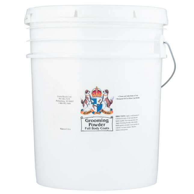 Crown Royale Grooming Powder Full Body - grooming powder for thick, abundant fur.