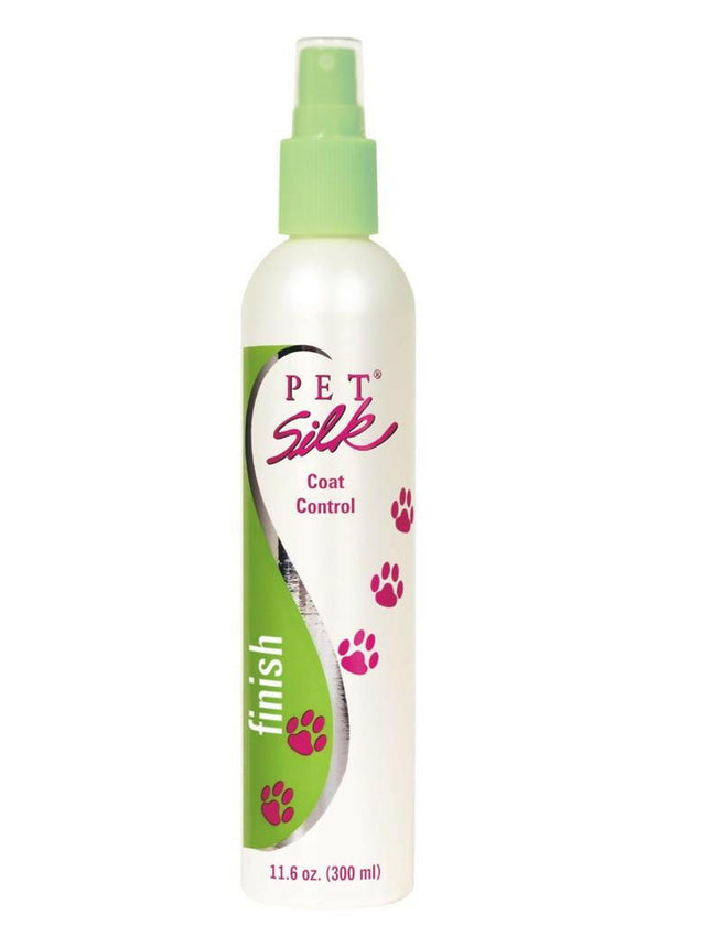 Pet Silk Coat Control Spray - anti-static, shining, and smoothing preparation.