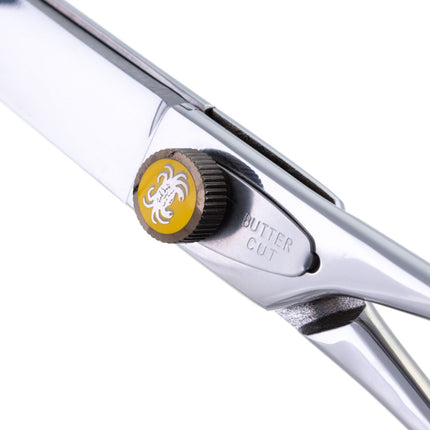 Geib Crab Curved Scissors Level 2 - high-quality curved scissors for pet grooming with a single-sided micro-grind.
