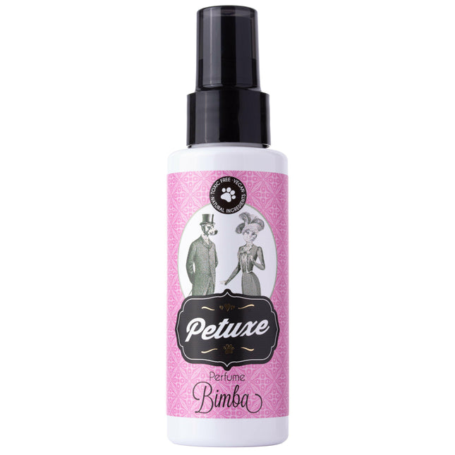 Petuxe Bimba Perfume - vegan perfume for dogs and cats, subtle and elegant.