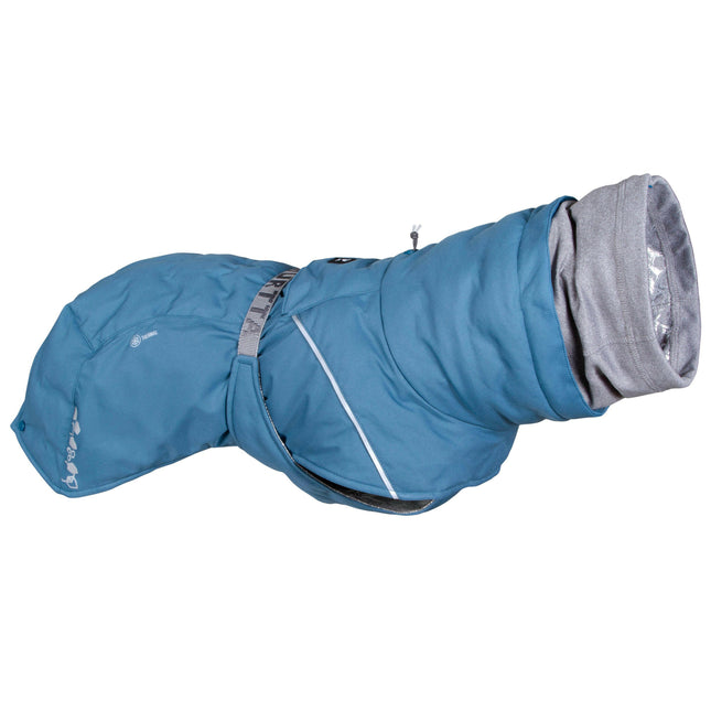 Hurtta Extreme Warmer III Eco Bilberry - waterproof winter jacket for dogs, with a warm lining.