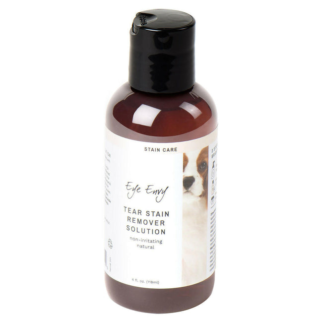 Eye Envy Tear Stain Remover for Dogs - liquid for removing stains and discoloration under a dog's eyes.