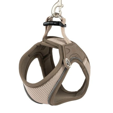 Max&Molly Air Vest Dog Harness Matrix 2.0 - no-pull dog harness with QR identifier, beige.