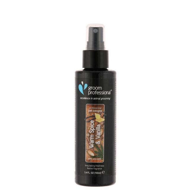 Groom Professional Warm Spice & Vanilla Cologne - perfume with the scent of cinnamon and vanilla, for dogs and cats.