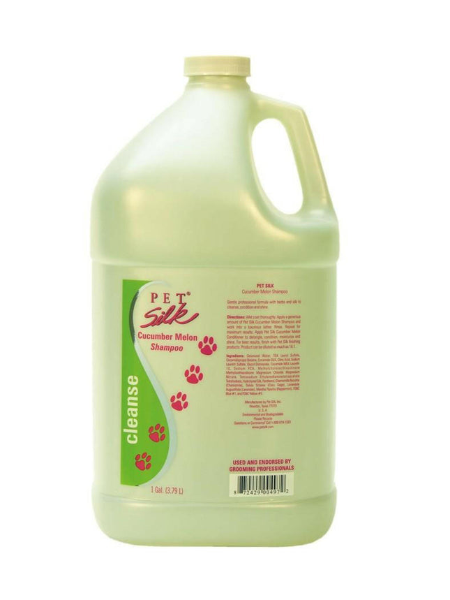 Pet Silk Cucumber Melon Shampoo - universal strengthening hair shampoo with the scent of cucumber and sweet melon, concentrate 1:16.